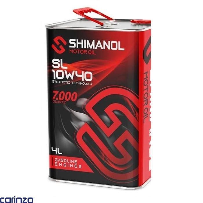 روغن موتور شیمانول مدل 10W40SL چهارلیتری موجود در فروشگاه اینترنتی کارینزو