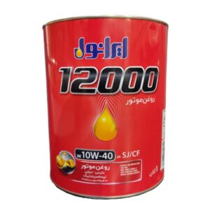 روغن موتور ایرانول مدل 12000 10W-40 SJ حجم 3.5 لیتر